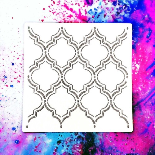 XXL Schablone 30 x 30 cm Modern Art Jugendstil Vintage Nr. 211 Wanddesign - Bild 2 von 6