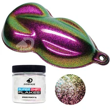 5g Spiked Punch SuperShift Flake® | Chameleon Pigment ColorShift Pink Gold Green