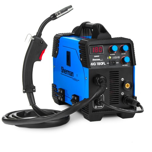 3 in 1 Welding Machine MIG MAG MMA - Protective Gas and Fill Wire 180A Inverter Sherman - Picture 7 of 10
