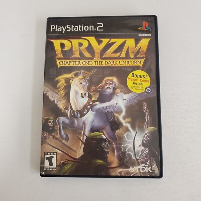 PRYZM Chapter One: The Dark Unicorn (Sony PlayStation 2 PS2 2002) With Case