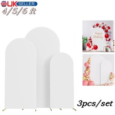 3pcs Wedding Arch Cover Backdrop Cover Flower Display Frame Cover for Round Top