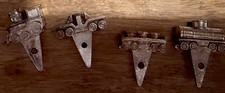 Birthday Candle Holder Silver Train Set