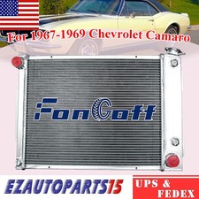4-row Radiator For 1967-1969 Chevrolet Camaro Pontiac Firebird 5.7l 6.6l V8 Gas. 4-row Radiator For 1967-1969 Chevrolet Camaro Pontiac Firebird 5.7l 6.6l V8 Gas.
