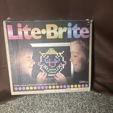 Lite Brite Classic Toy Set with Board, 163 Pegs, and Templates