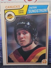 83-84 O-Pee-Chee Patrik Sundstrom Rookie 🚨🚨🚨 Vancouver Canucks 