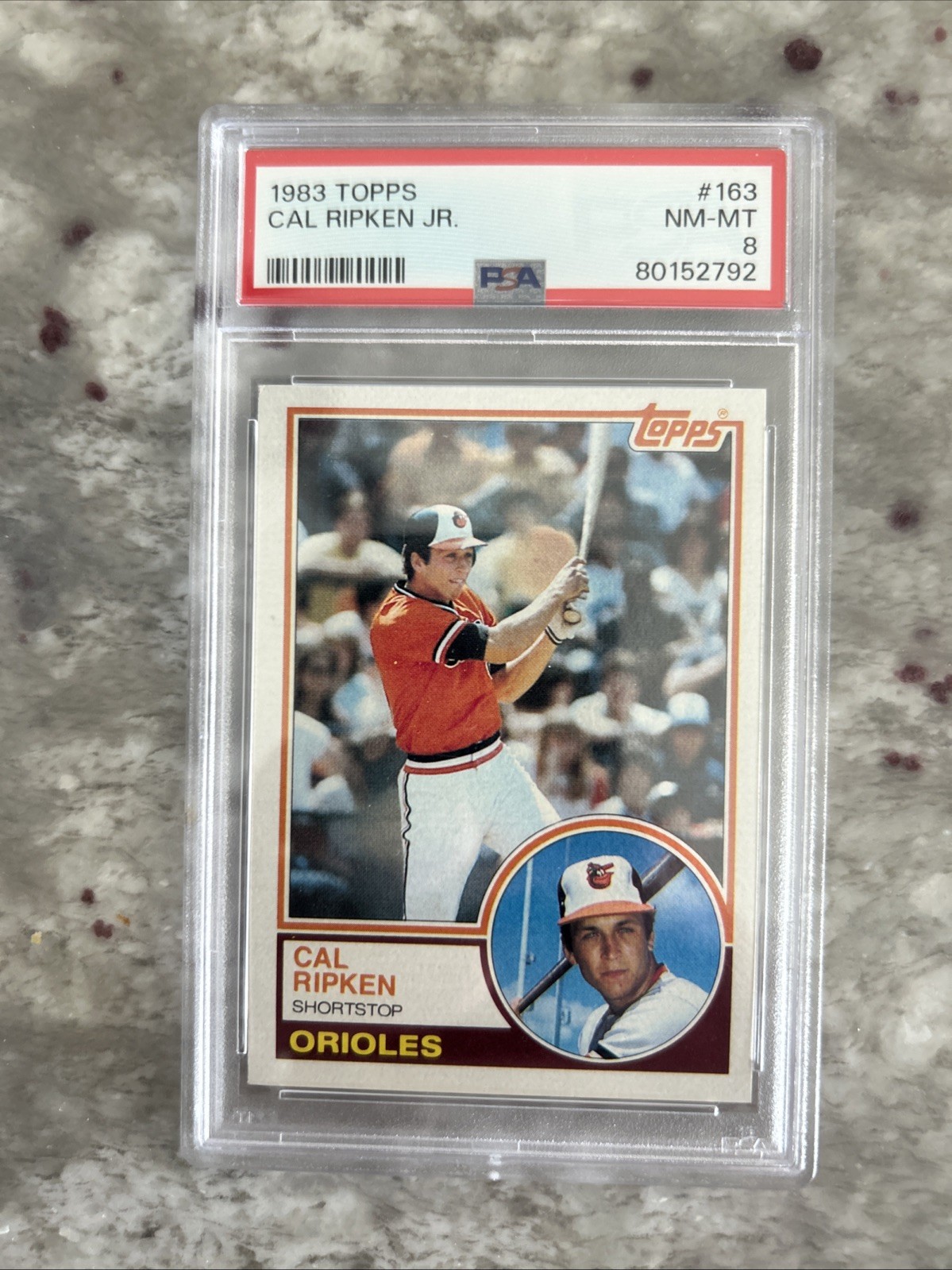 1983 Topps Cal Ripken Jr #163 PSA 8