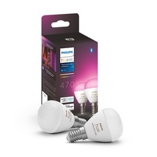 LAMPADINA SMART LED LUSTER 5.1W CONFEZIONE DA 2, LUCE BIANCA E COLORATA, ILLUMIN