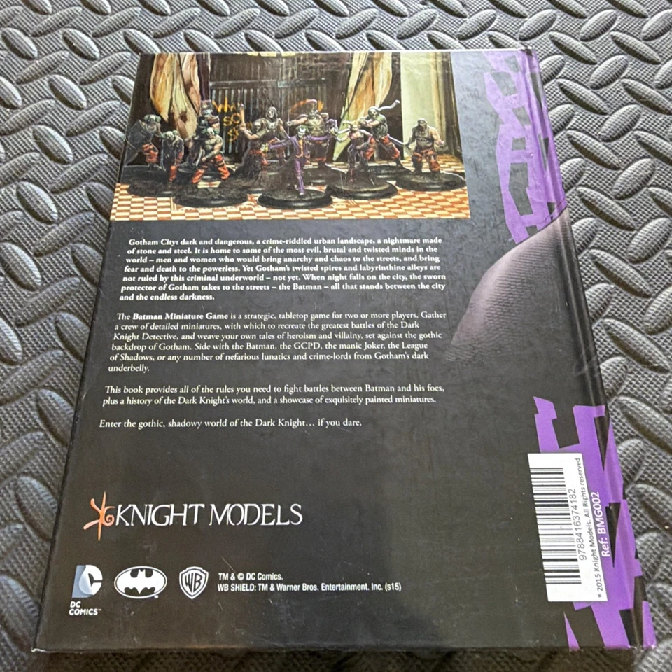 Batman Miniature Game rulebook with variant Joker cover 2015 Knight Models - Image 2 of 3