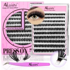 No Glue Needed Lashes, Self Adhesive Eyelashes, DIY Lash Cluster Eyelash Extensi