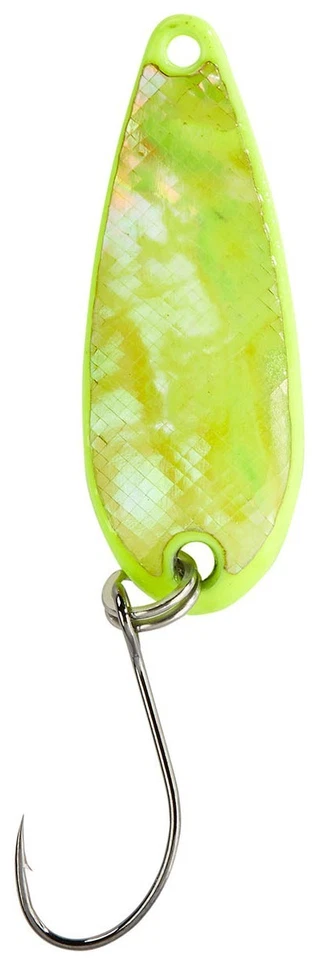 Balzer Abalone Spoon 25mm 2,3g UV aktiver Perlmutt Micro Spinner Blinker Forelle - Bild 2 von 4