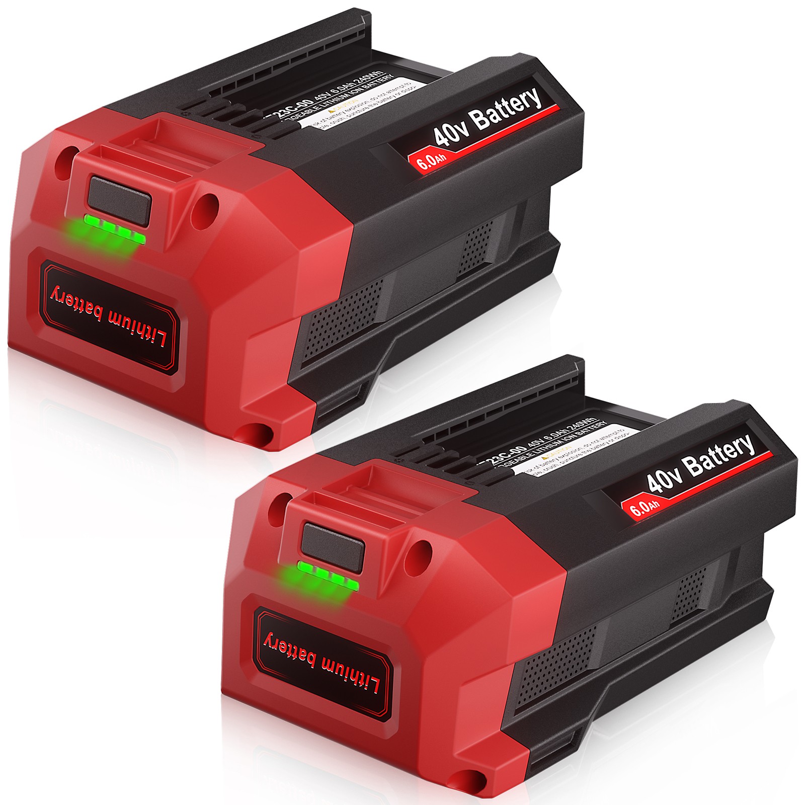 2X Upgraded 6.0Ah For Skil PWR Core 40V Lithium-Ion Battery BY8705-00 BY8708C-01