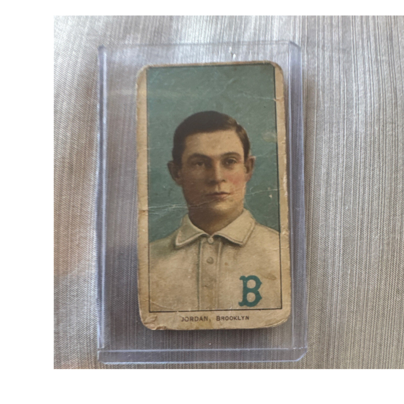 Piedmont Cigarettes T206 Tobacco Card Jordan Brooklyn Vintage Baseball Player