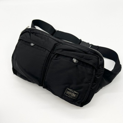 #ad PORTER YOSHIDA TANKER shoulder bag bodybag Nylon black made in japan used $150.00