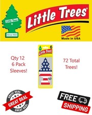 Little Trees U6P-60945 Vanilla Pride Hanging Air Freshener for Car/Home 72 Pack 