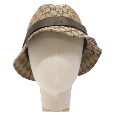 Stylish Beige and Brown GG Patterned Bucket Hat s-l400.jpg main image 3