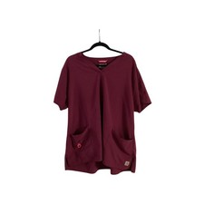 Carhartt Force Scrub Top 2XL Burgundy Modern Fit V-Neck Utility Medical C12110