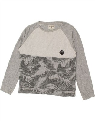 BILLABONG Jungen Sweatshirt Pullover 15-16 Jahre Grau Colourblock Baumwolle KW15