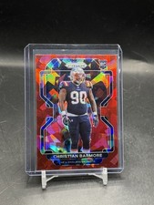 2021 Panini Prizm Christian Barmore #388 Rookie RC Rookie Red Ice Prizm