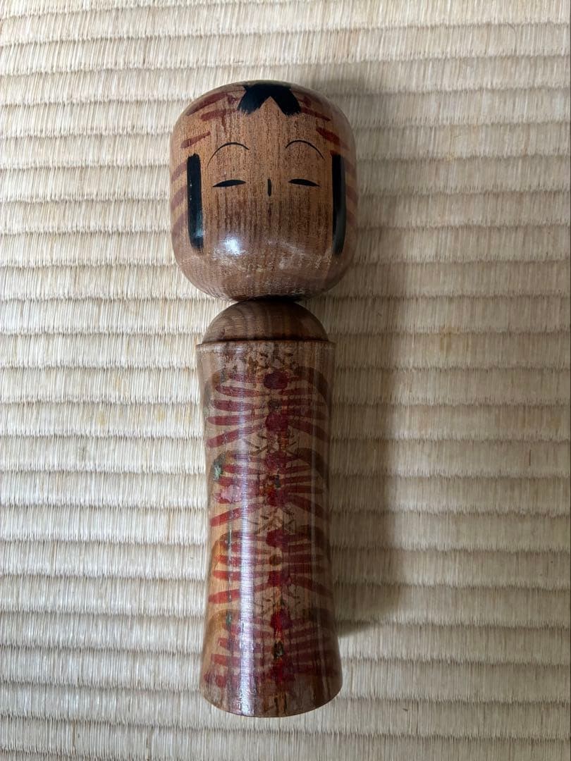 Kokeshi Antique Japanese Wooden Doll Traditional Handcrafted Art