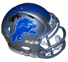 CHRIS SPIELMAN signed (DETROIT LIONS) mini football helmet BECKETT BAS BW61152