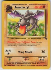 Pokemon TCG Aerodactyl (16) Rare Fossil 16/62 on eBay