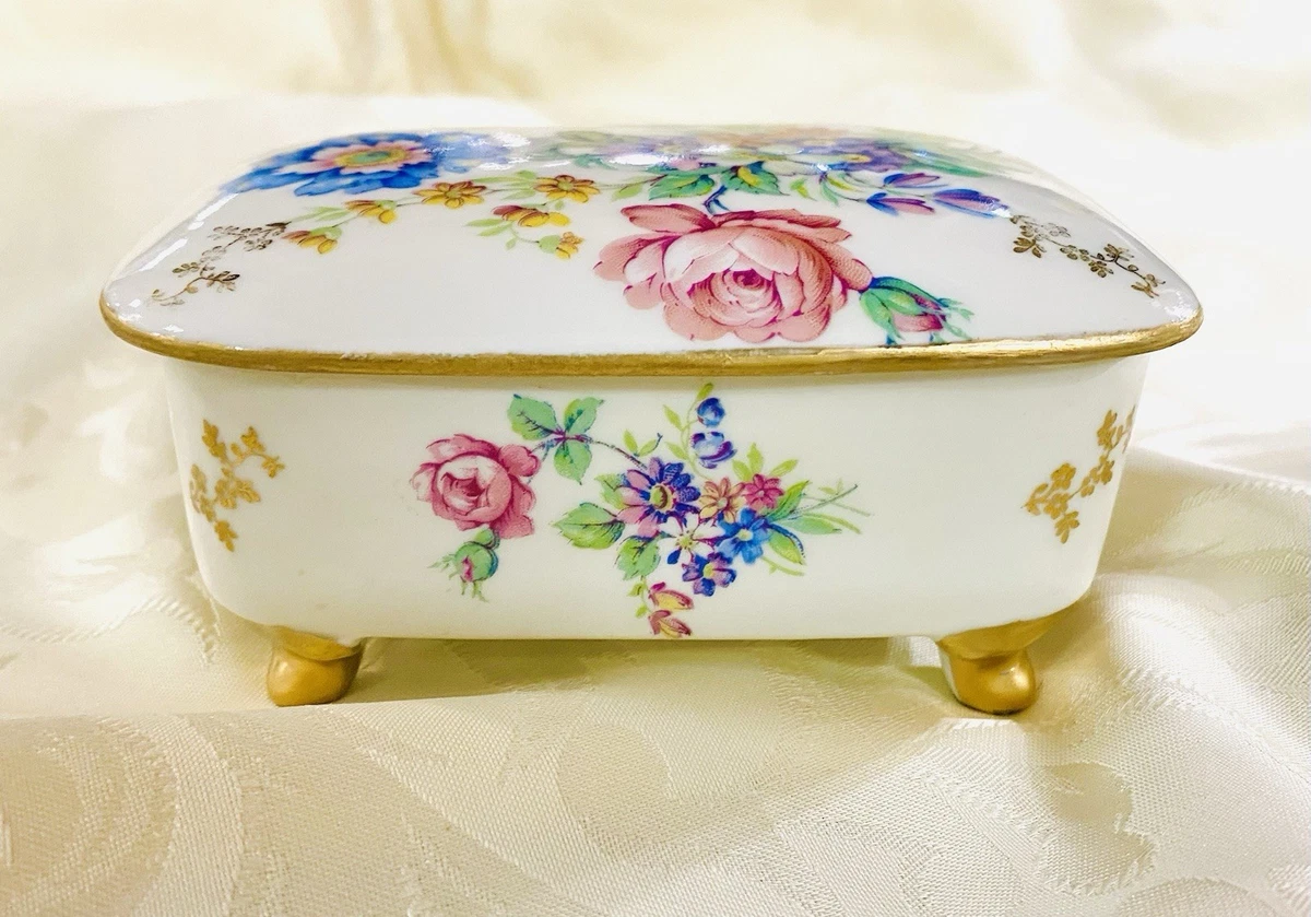 Boîte à Bougie Ou Bonbonnière En Porcelaine De Limoges Tanagra Chastagner - Occasion