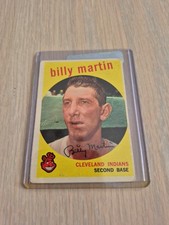 1959 Topps  #295 . Billy Martin ..Cleveland Indians