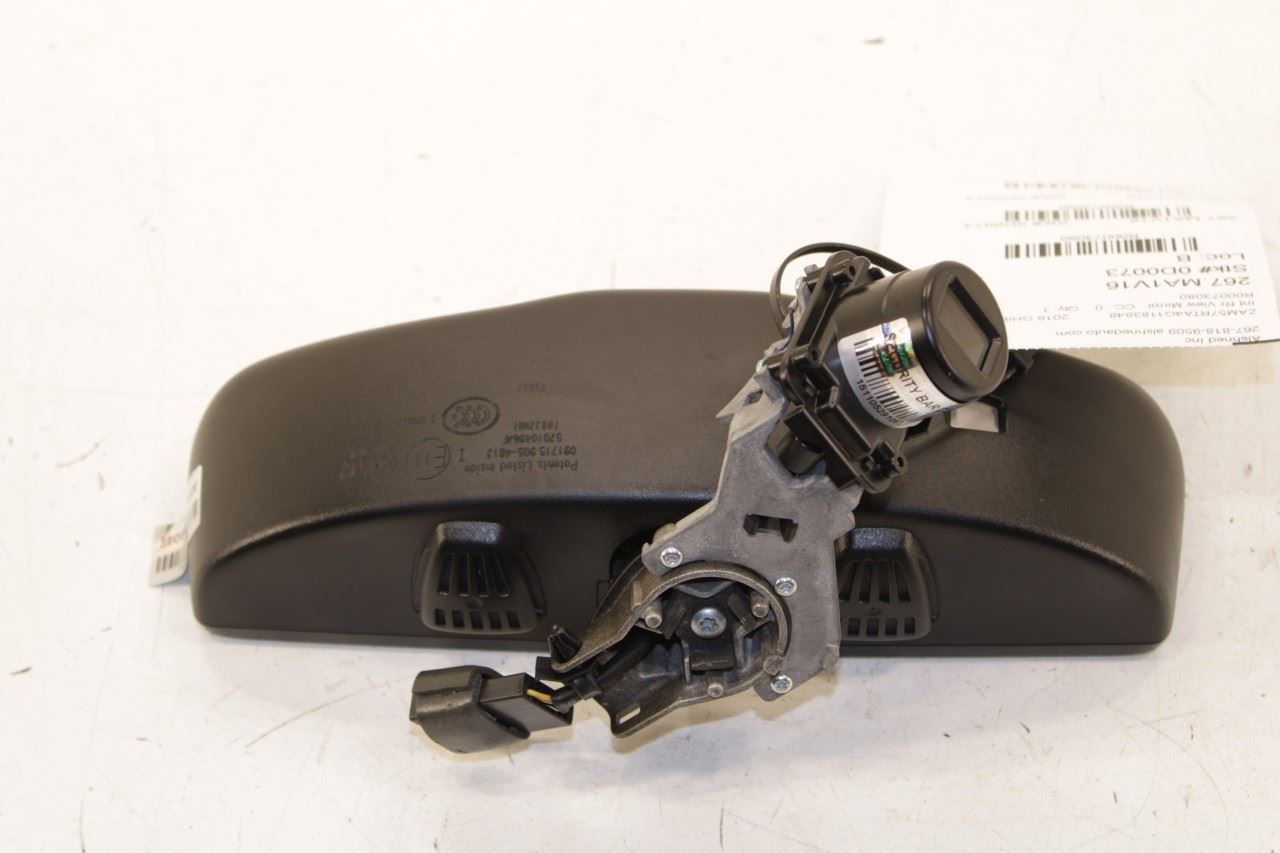 2014-2016 Maserati Ghibli S Q4 3.0L AWD Interior Rear View Mirror 675000543 OEM