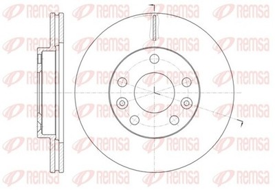 2x Bremsscheibe REMSA 61478.10 269mm