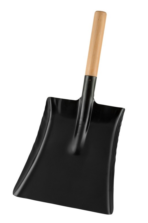 Hearth & Home Carbon Steel Ash Coal Shovel Fireside Dustpan Wooden Handle - 9""