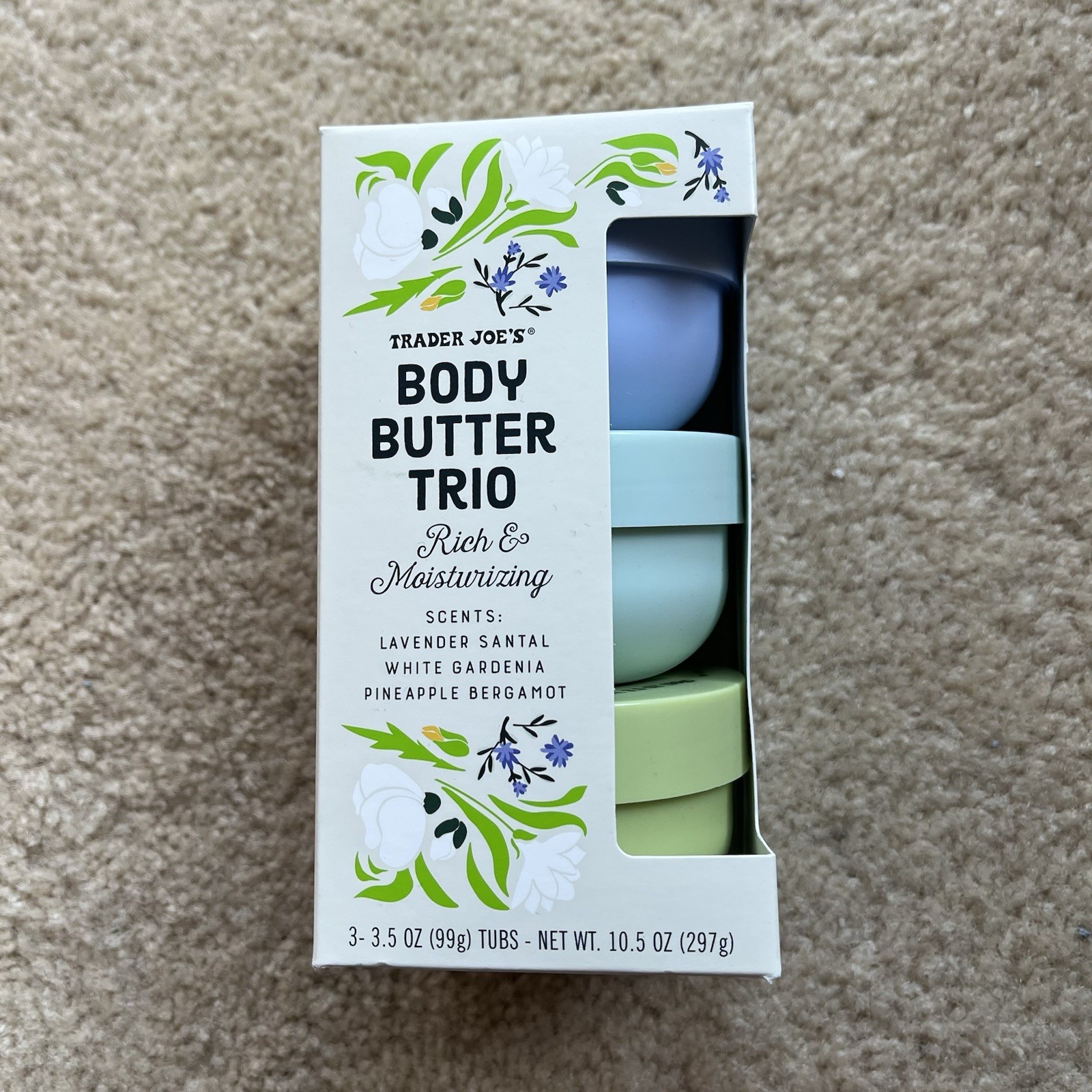 Trio Rich & Moisturizing 3-3.5 Oz Tubs