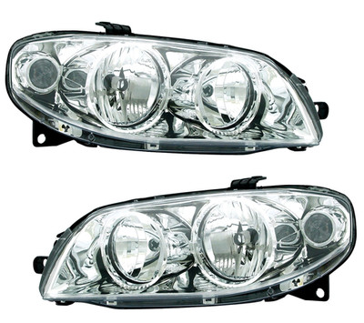 Scheinwerfer Set für Fiat Punto 2 188 2003- Facelift H1 H7 Halogen