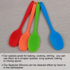 4Pcs Silicone Spatula Heat Resistant Non-scratch