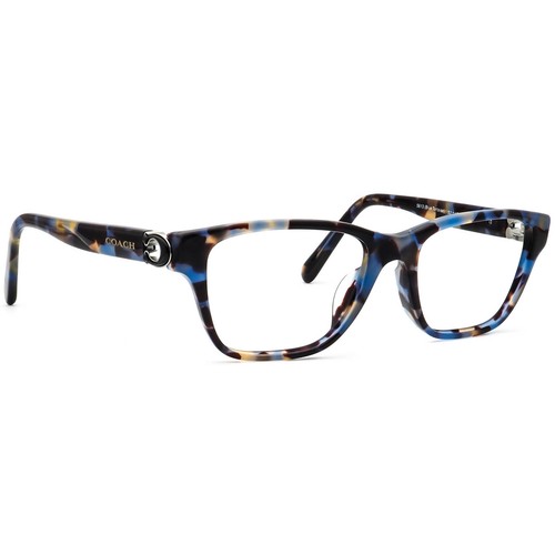 Coach Women's Eyeglasses HC 6154F 5613 Blue Tortoise Square Frame 52[]17 140