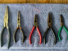 Needle Nose Pliers 5 pairs unbranded.