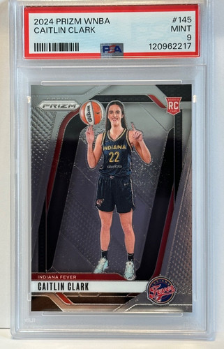 2024 Prizm Caitlin Clark RC PSA 9 #145 