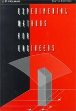 Experimental Methods for Engineers Hardcover Jack P. Holman