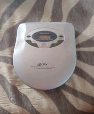 Vintage GPX Silver C3849 Portable CD Player Tested, Working