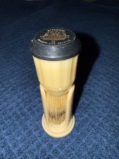 Stanhome Sterilized Badger and Bristle Shaving Brush  Stand USA Natural Hair