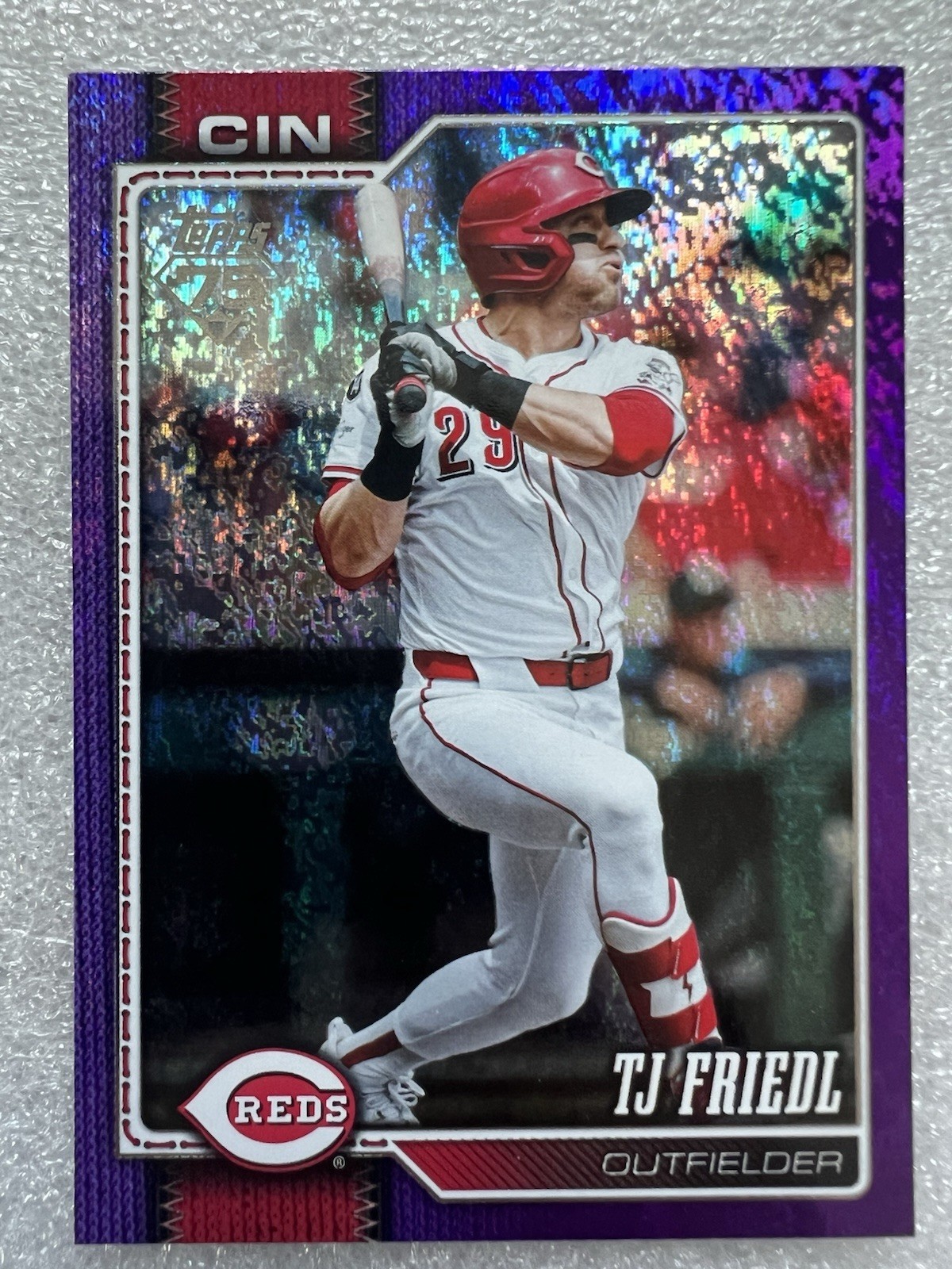 2026 Topps Baseball Series 1 - TJ Friedl Purple Foil /250 #338