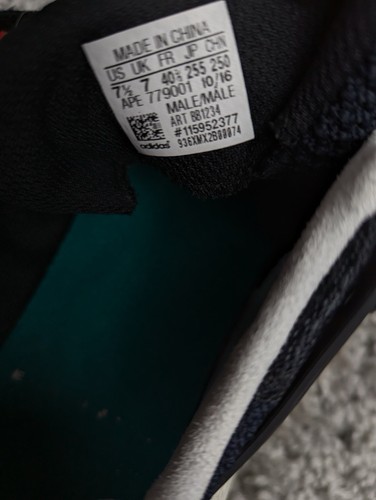Scarpe da ginnastica Adidas EQT Support taglia UK 7 sneakers DL143395 - Foto 8 di 9