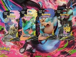 Pokemon Sun and Moon Team Up Booster Pack | eBay