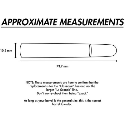 Easy Install Replacement Barrel - Montblanc 163