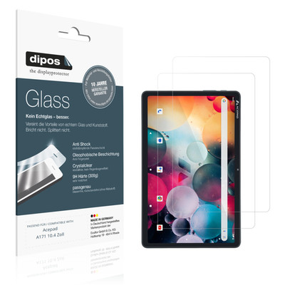 2x Protective Film for Acepad A171 10.4 inch Flexible Glass Protection