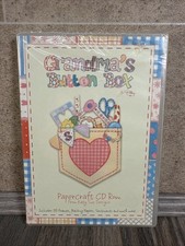 Grandma's Button Box by Katy Sue Designs  Papercraft CD Rom Brand New Sealed 