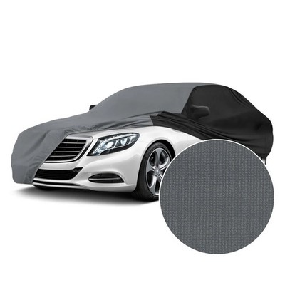 For Maserati Biturbo 84-87 Car Cover Satin Stretch Indoor Metallic Gray Custom