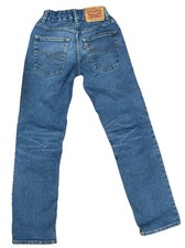 LEVIS 514 Denim Blue Jeans Boys Straight Leg Slim Fit Reg Size 10 25"x25"