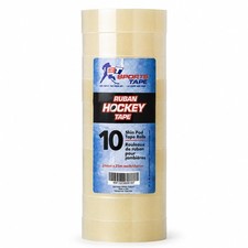 ST SPORTS TAPE Clear Hockey Tape 10 Pack Strong Grip Shin Guard Sock T