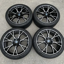 2018-2023 BMW F90 M5 OEM Genuine Original wheel Y-Spoke 20” Atlander Tires