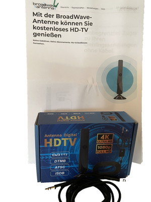 HDTV Digital Antenne 4K Ultra HD 1080p Full HD neu Antenna Digital